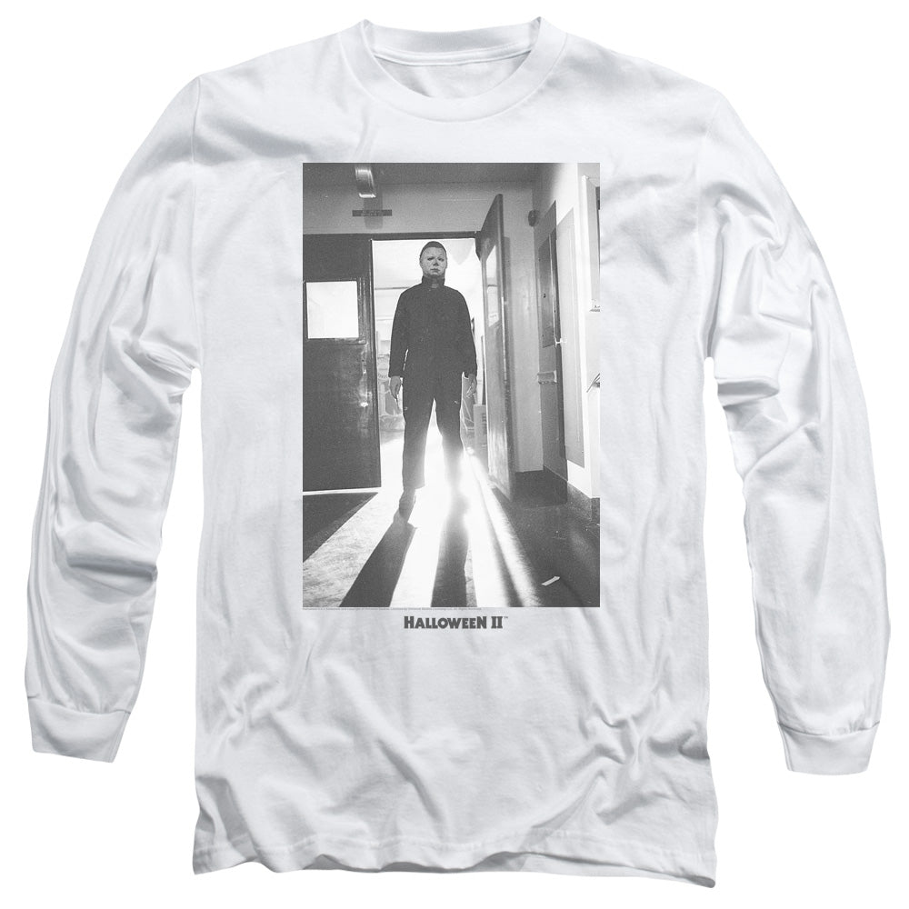 Halloween Ii - Monster - Long Sleeve Adult 18/1 - White - Sm - White T-shirt