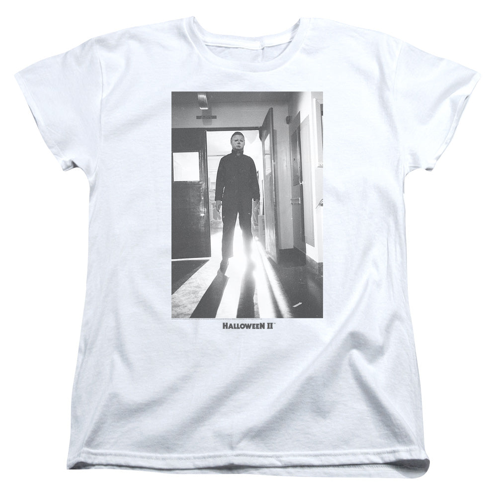 Halloween Ii - Monster - Short Sleeve Womens Tee - White - Sm - White T-shirt