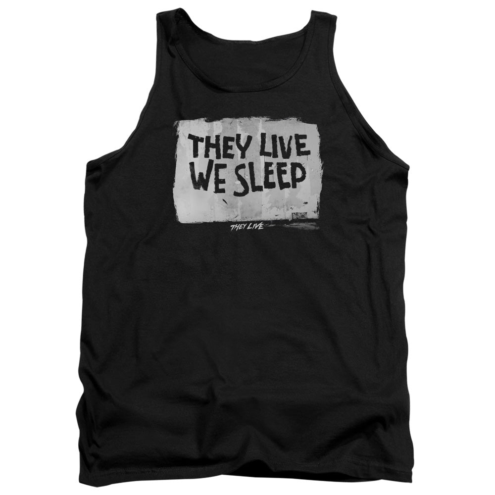 They Live - We Sleep - Adult Tank - Black