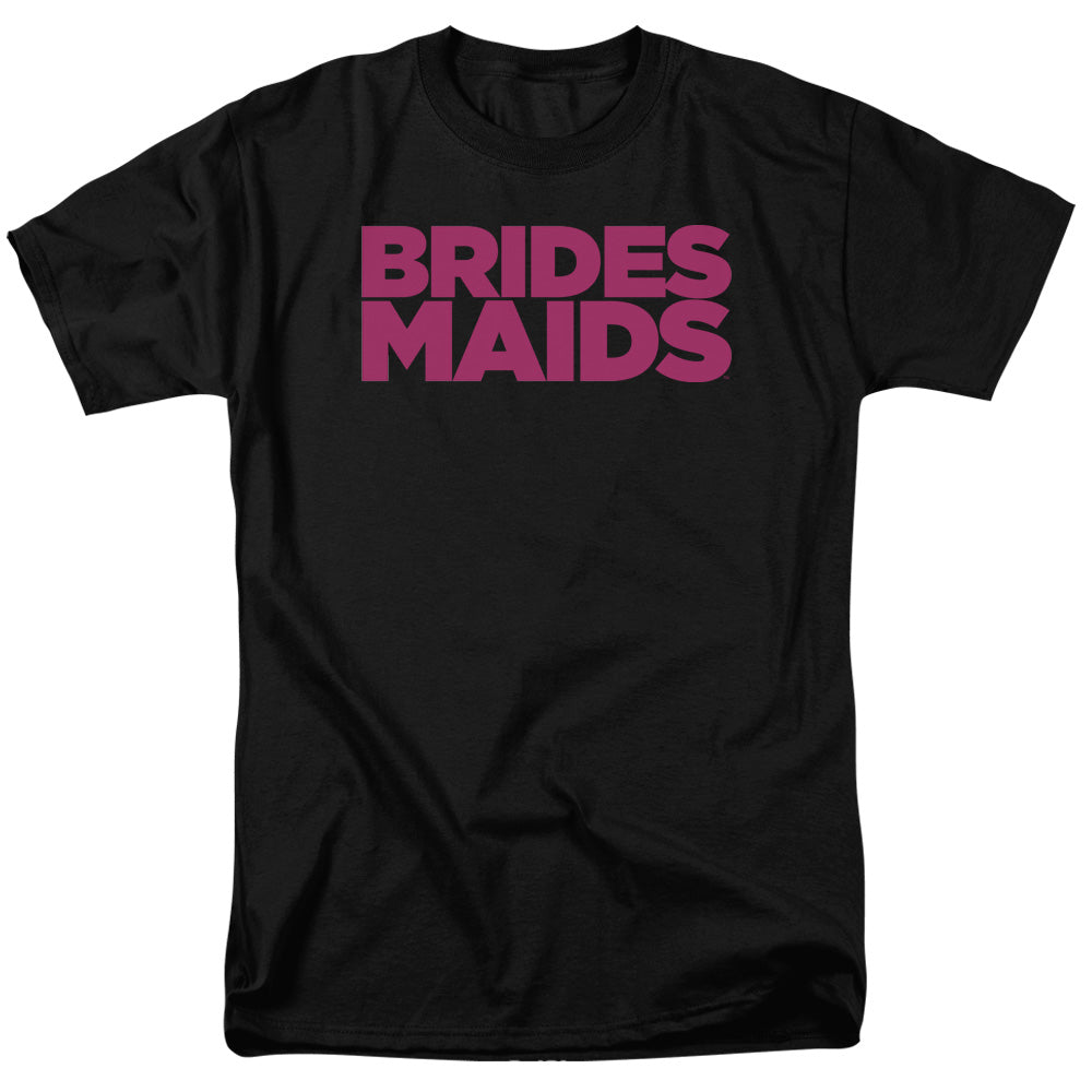 Bridesmaids - Logo - Short Sleeve Adult 18/1 - Black - Sm - Black T-shirt