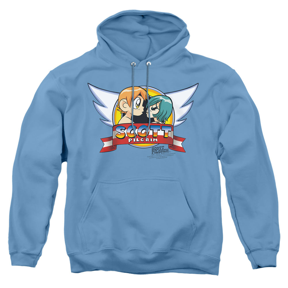 Scott Pilgrim - Sonic Scott - Adult Pull-over Hoodie - Carolina Blue