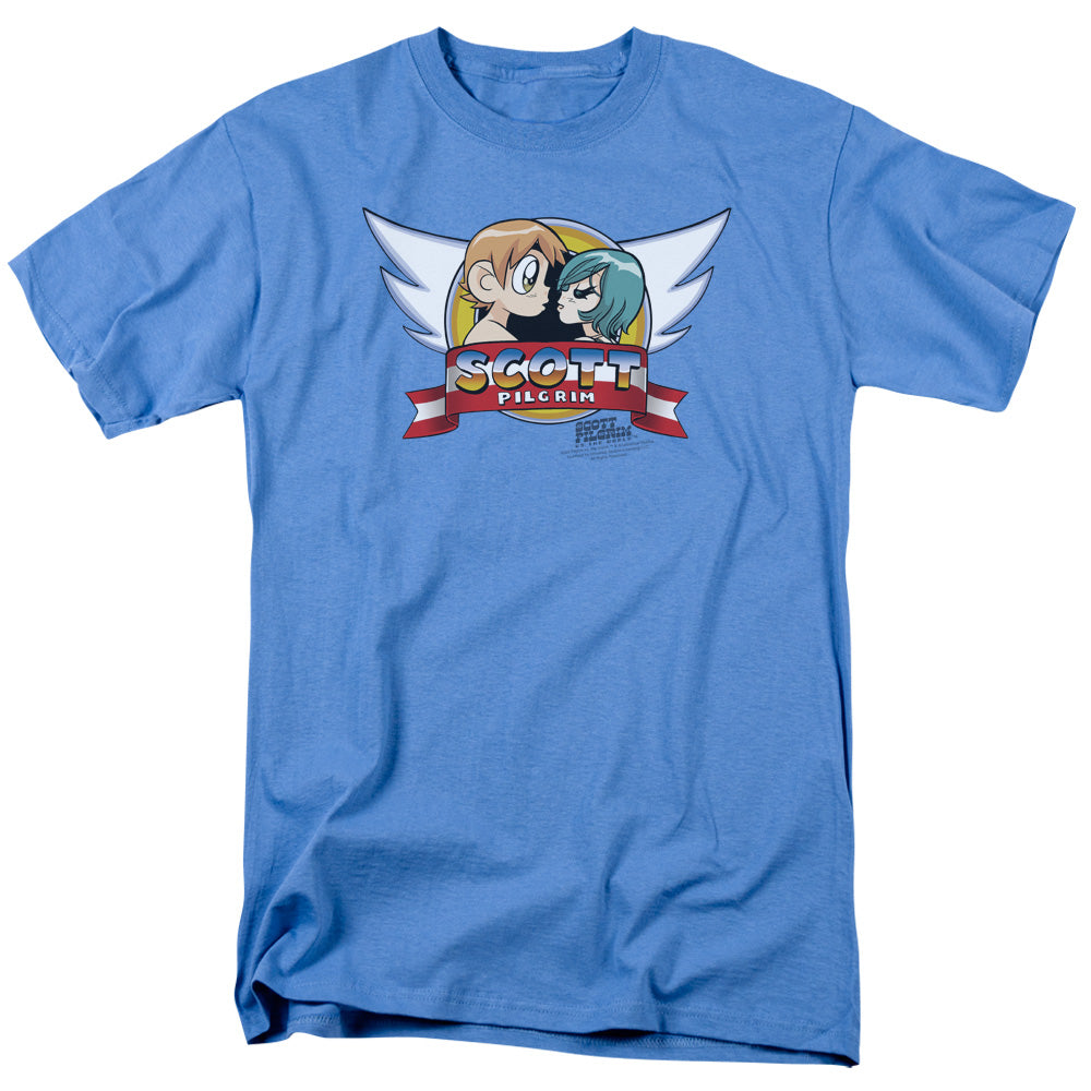 Scott Pilgrim - Sonic Scott - Short Sleeve Adult 18/1 - Carolina Blue T-shirt