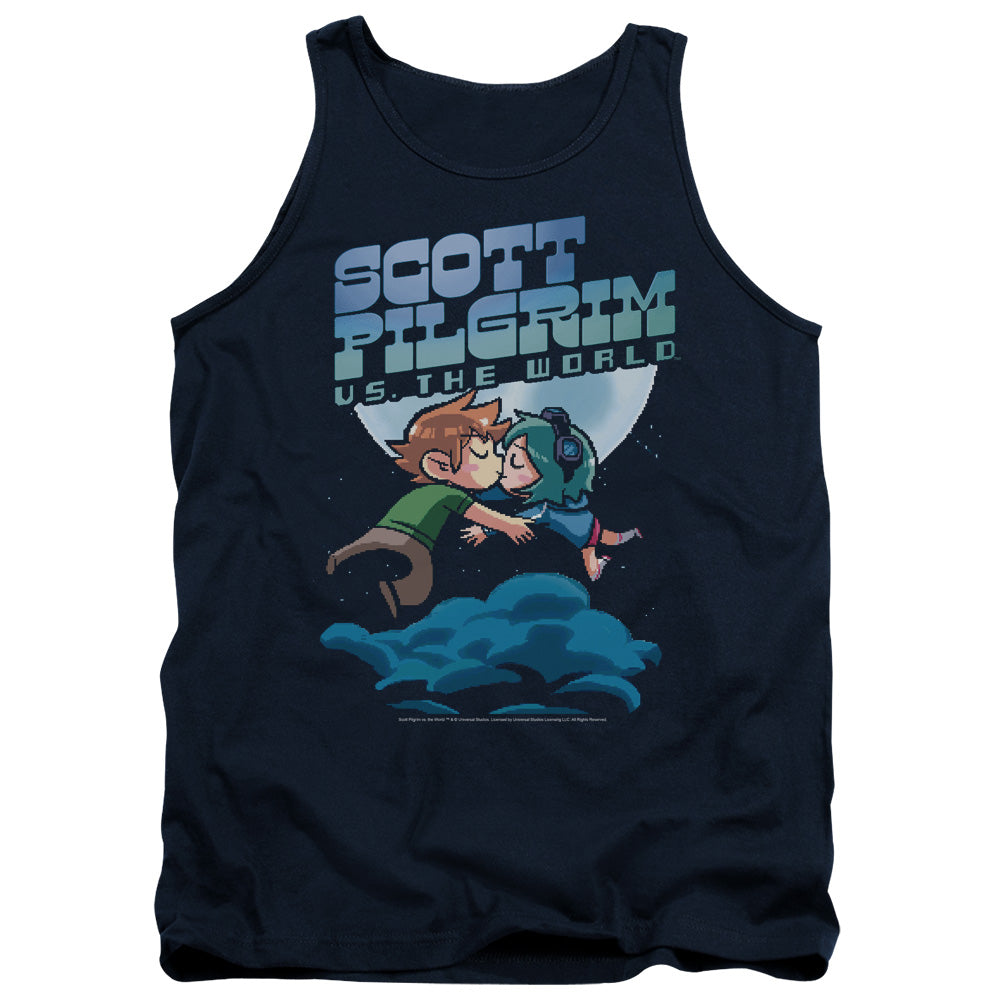 Scott Pilgrim - Lovers - Adult Tank - Navy
