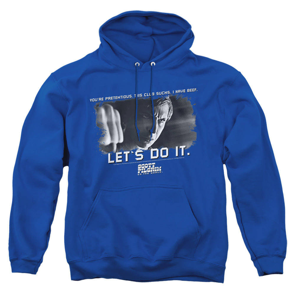 Scott Pilgrim - Beef - Adult Pull-over Hoodie - Royal Blue