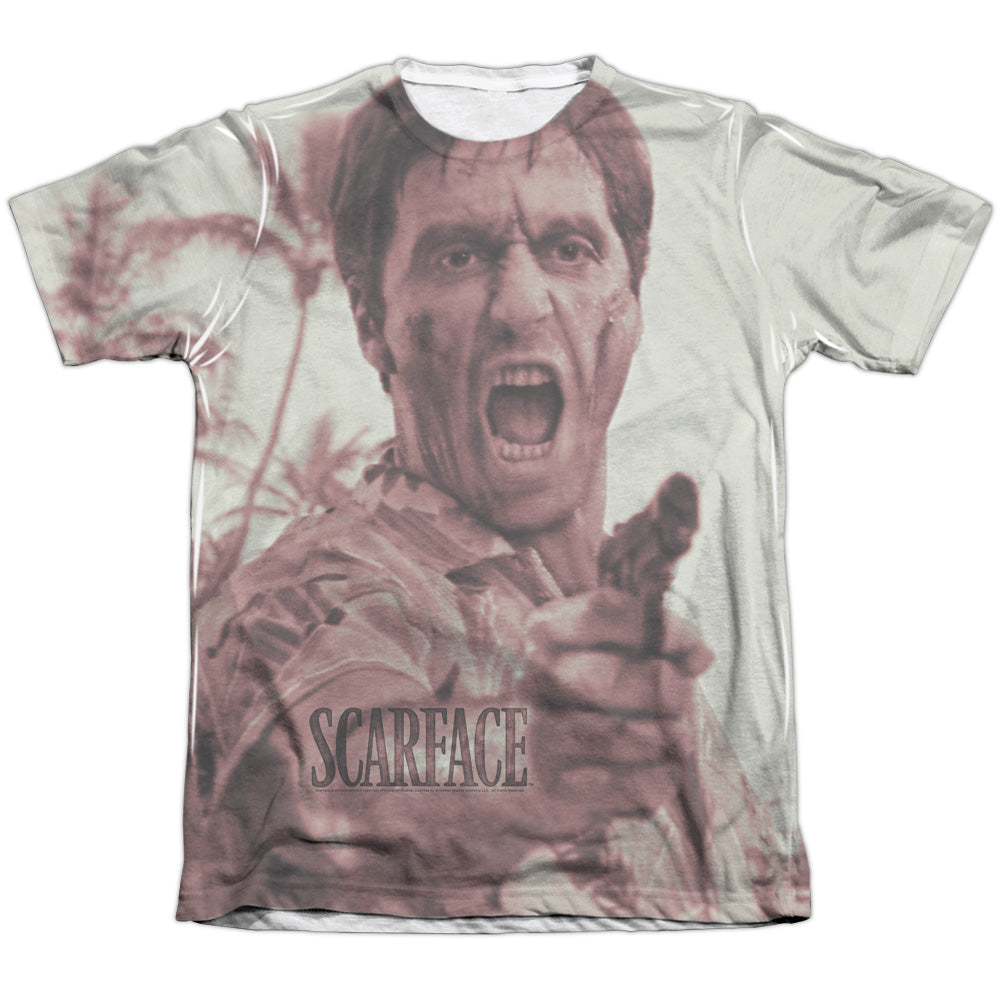 Scarface - War Cry - Adult 65/35 Poly/cotton Short Sleeve Tee - White T-shirt