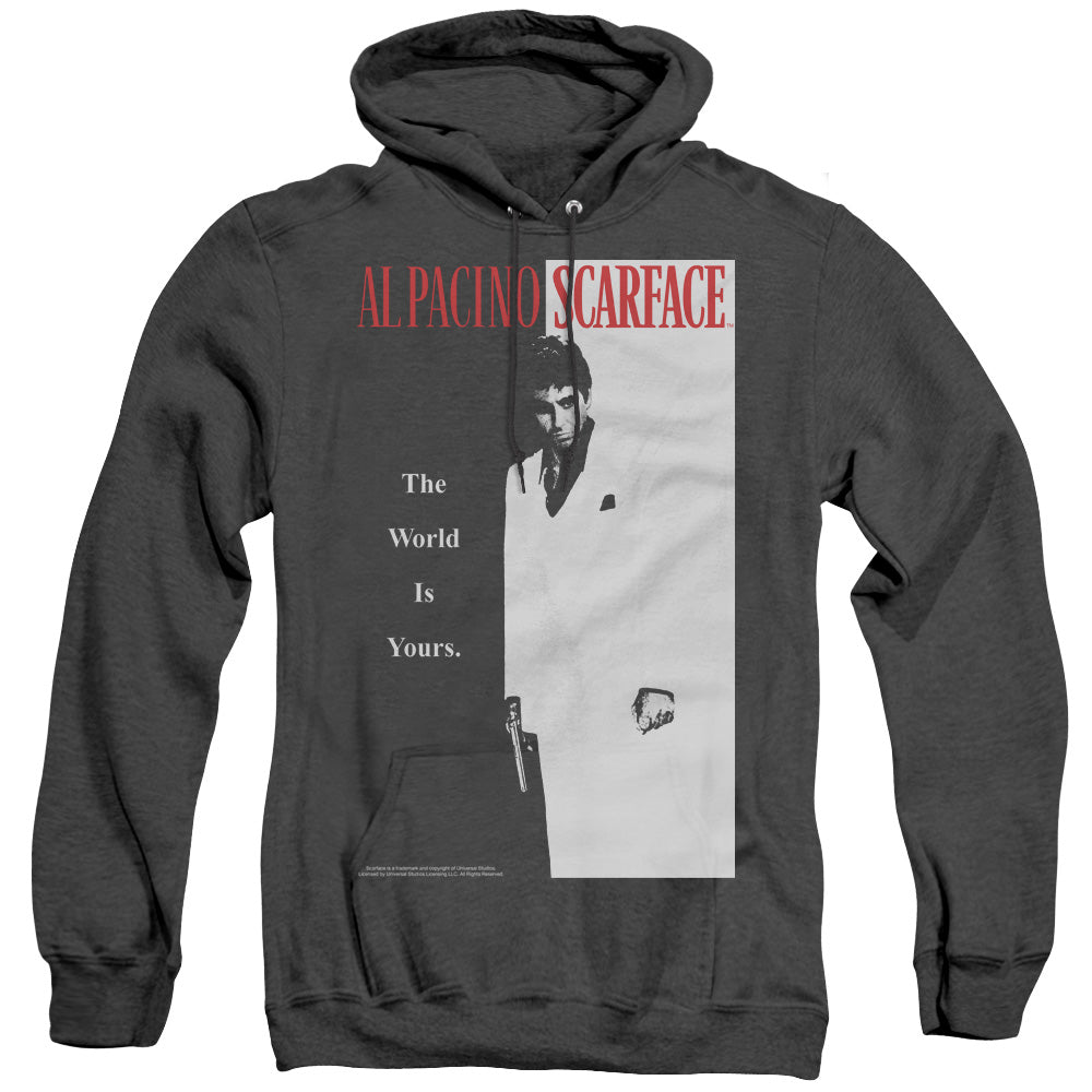 Scarface - Classic - Adult Heather Hoodie - Black
