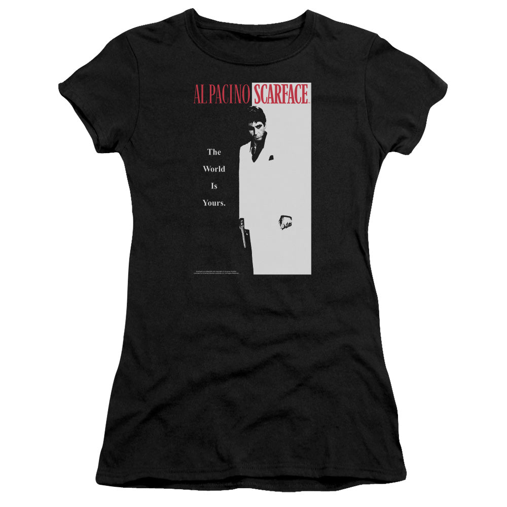 Scarface - Classic - Short Sleeve Junior Sheer - Black T-shirt