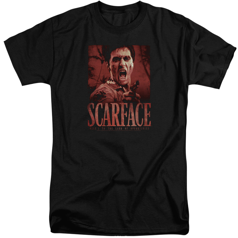 Scarface - Opportunity - Short Sleeve Adult Tall - Black T-shirt