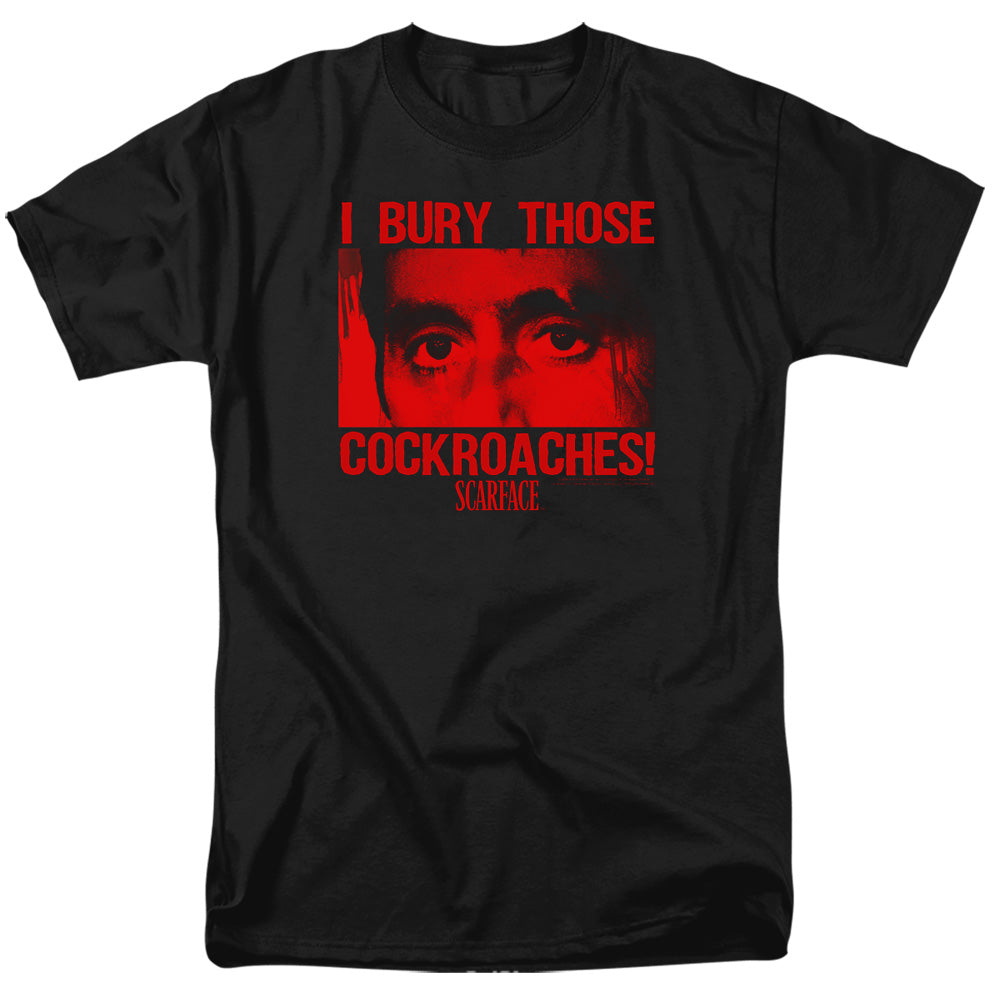 Scarface - Cockroaches - Short Sleeve Adult 18/1 - Black T-shirt