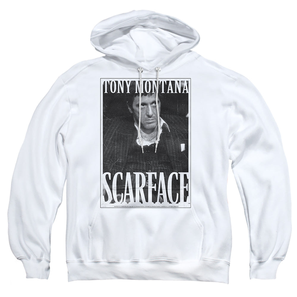 Scarface - Business Face - Adult Pull-over Hoodie - White