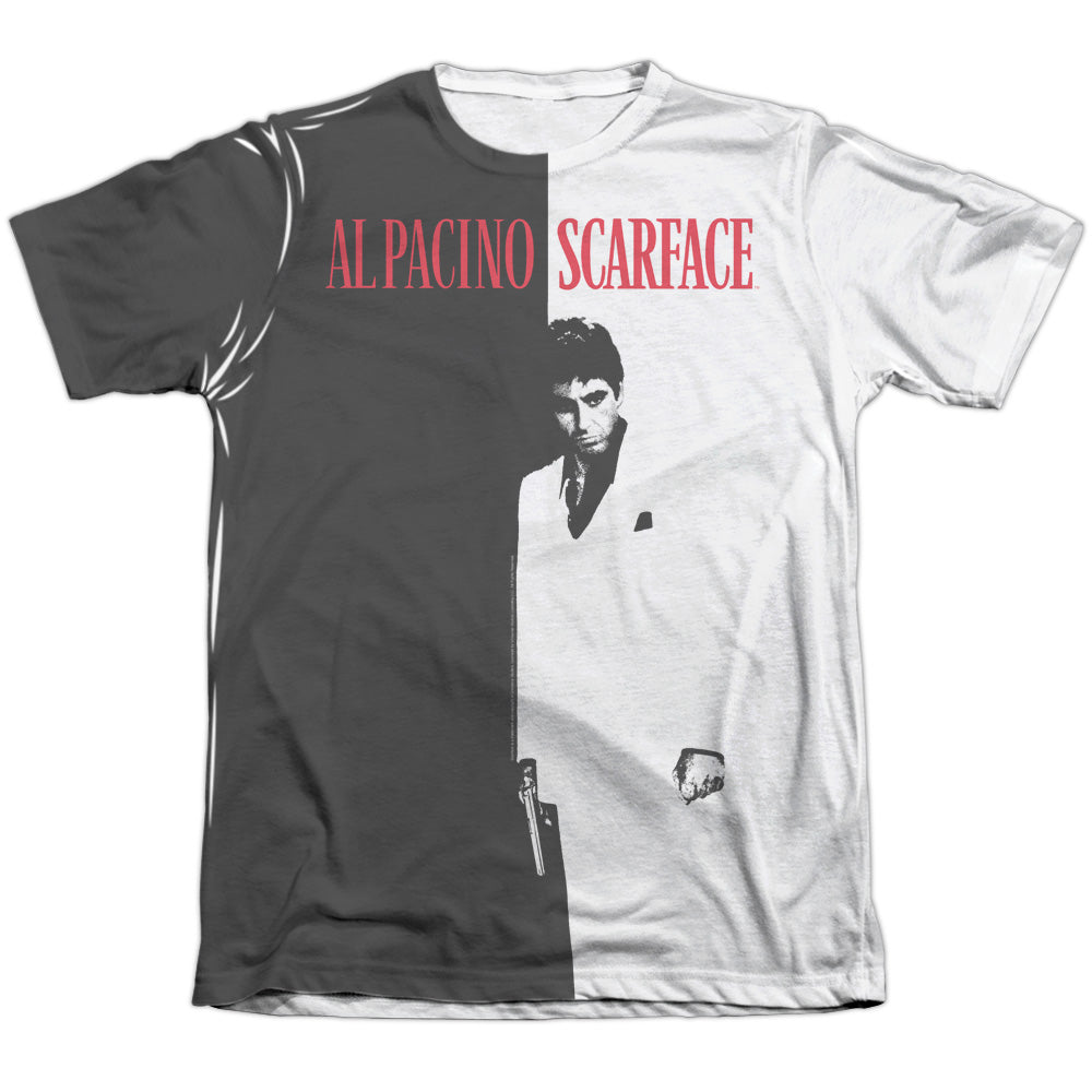Scarface - Big Poster - Adult 65/35 Poly/cotton Short Sleeve Tee - White T-shirt