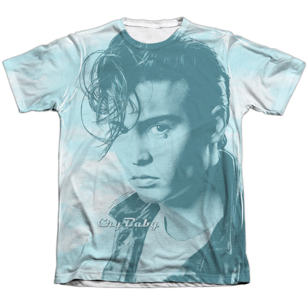 Cry Baby - Crying Cloud - Adult 65/35 Poly/cotton Short Sleeve Tee - White T-shirt