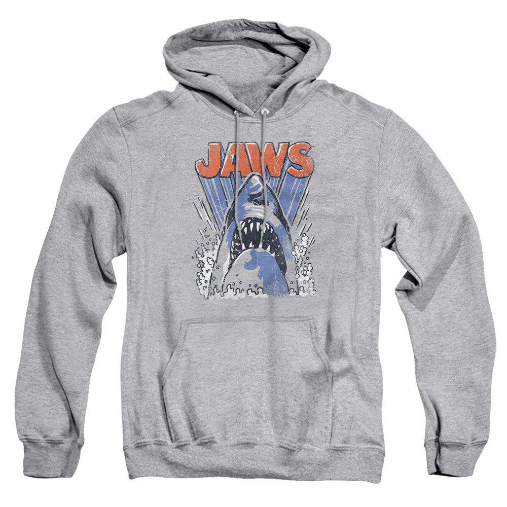 Jaws - Comic Splash - Adult Pull-over Hoodie - Athletic Heather