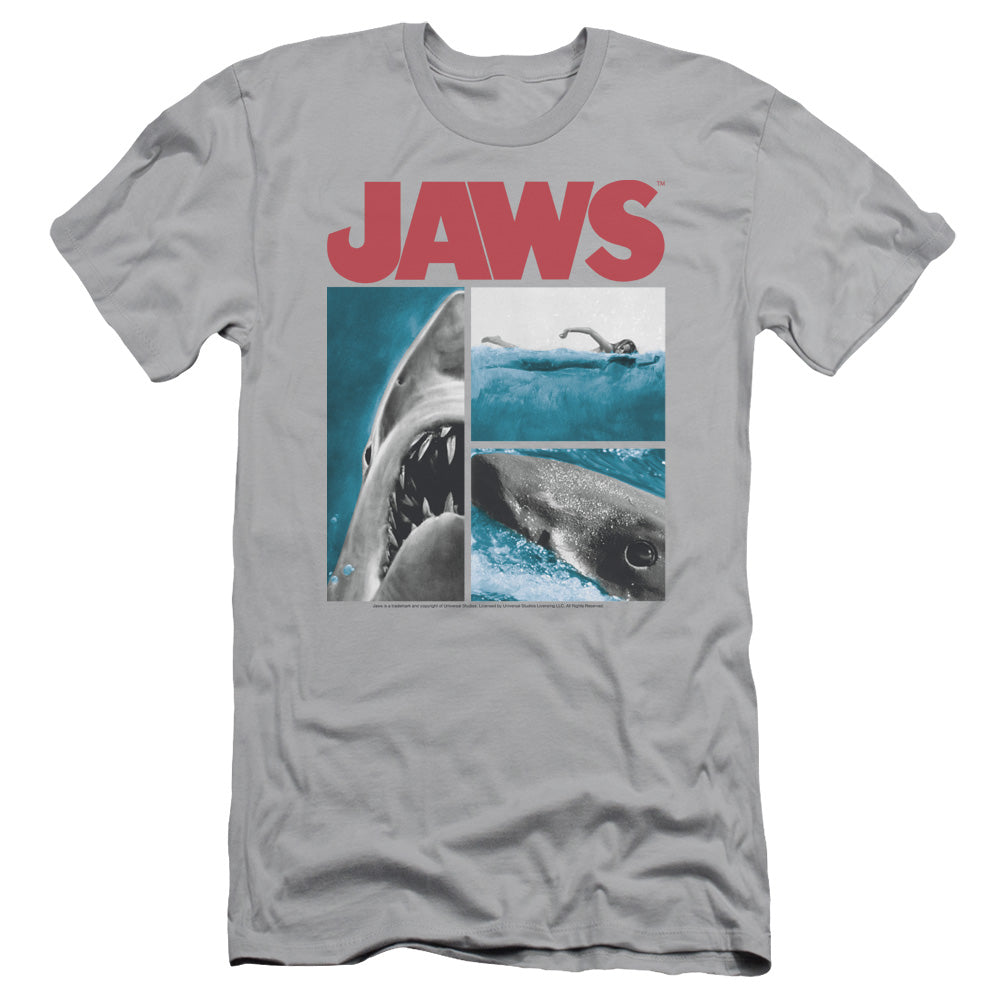 Jaws - Instajaws - Short Sleeve Adult 30/1 - Silver T-shirt