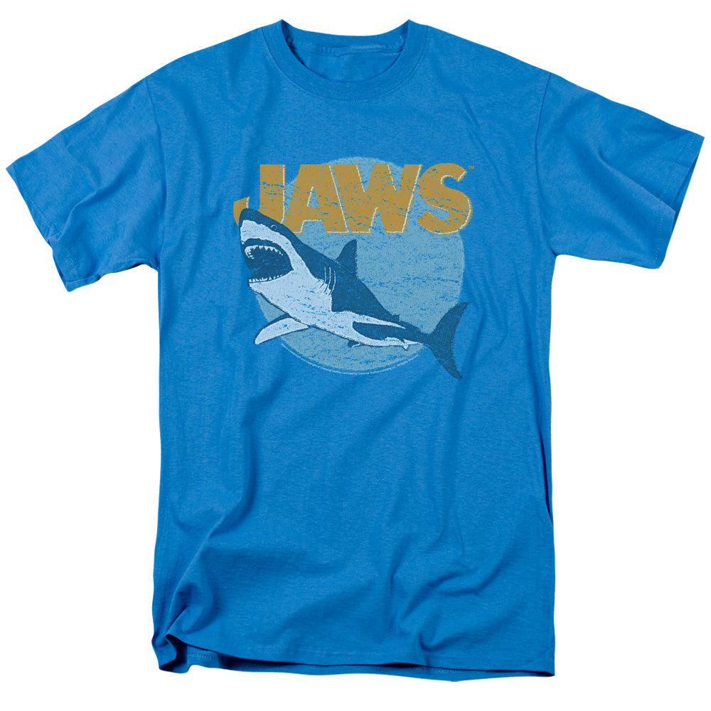 Jaws - Day Glow - Short Sleeve Adult 18/1 - Turquoise T-shirt