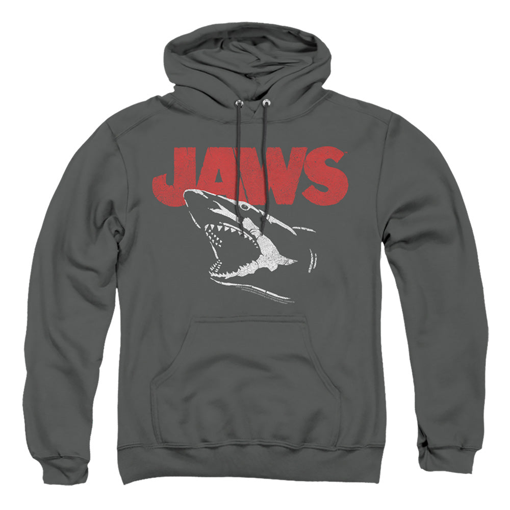 Jaws - Cracked Jaw - Adult Pull-over Hoodie - Charcoal