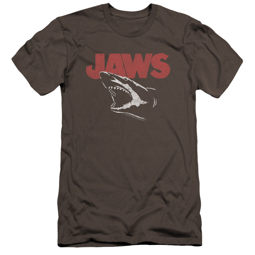Jaws - Cracked Jaw-premuim Canvas Adult Slim Fit 30/1 - Charcoal