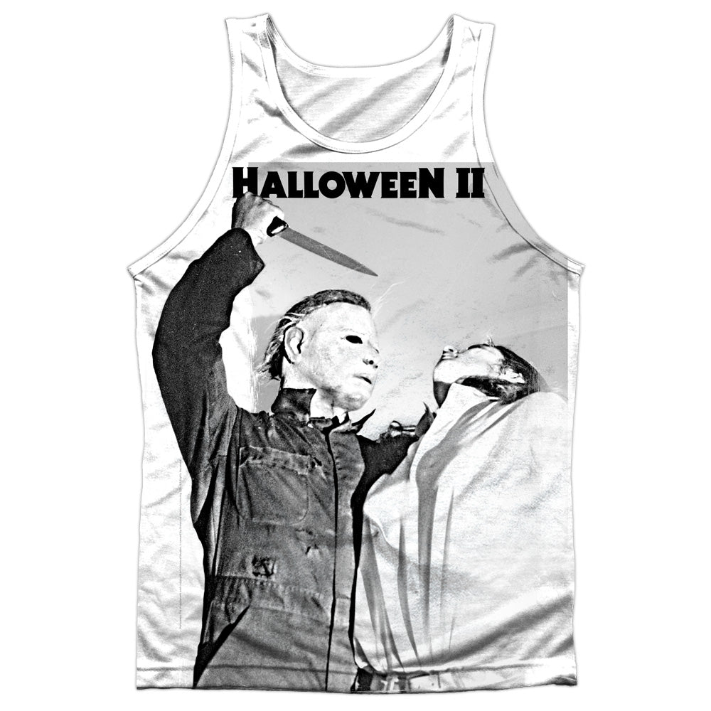Halloween Ii - Serial Serenade - Adult 100% Poly Tank Top - White