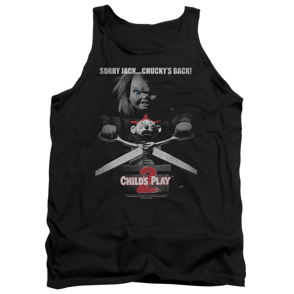 Childs Play 2 - Jack Poster - Adult Tank - Black - Sm - Black