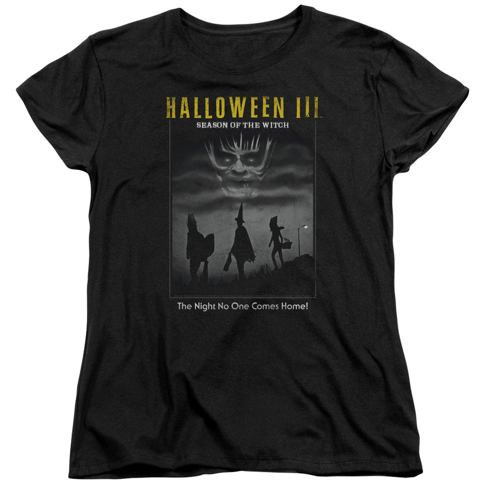 Halloween Iii - Kids Poster - Short Sleeve Womens Tee - Black T-shirt