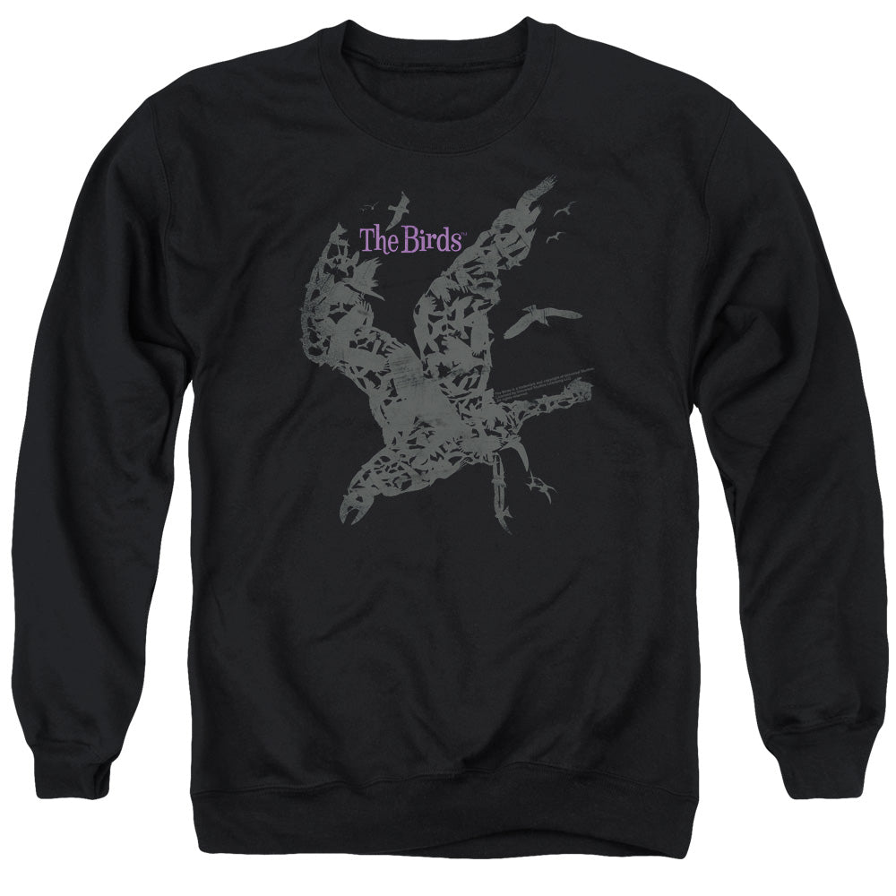 Birds - Poster - Adult Crewneck Sweatshirt - Black