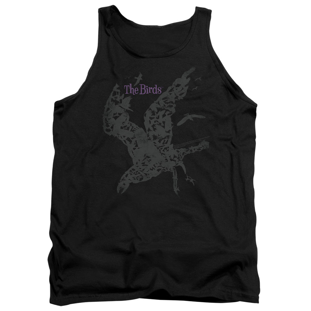 Birds - Poster - Adult Tank - Black - Sm - Black