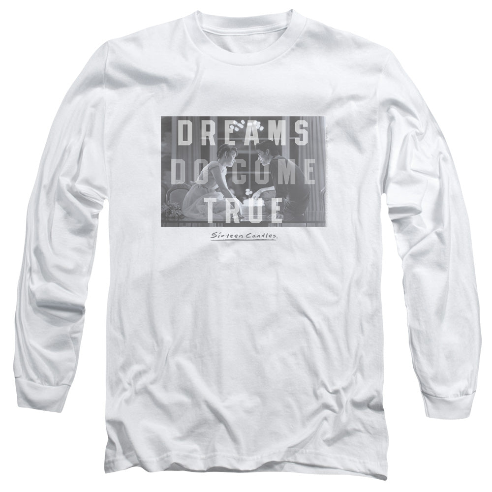 Sixteen Candles - Dreamers - Long Sleeve Adult 18/1 - White T-shirt