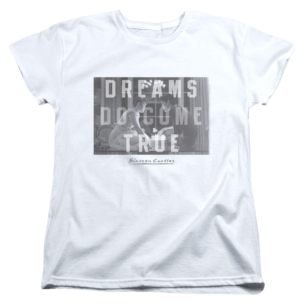 Sixteen Candles - Dreamers - Short Sleeve Womens Tee - White T-shirt