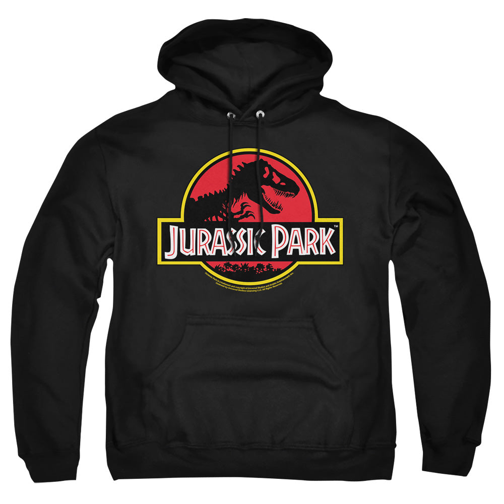 Jurassic Park - Classic Logo - Adult Pull-over Hoodie - Black