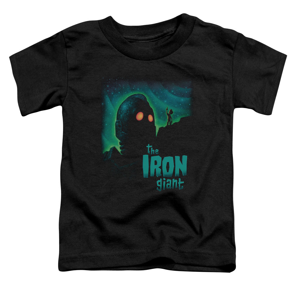 Iron Giant - Look To The Stars - Short Sleeve Toddler Tee - Black T-shirt