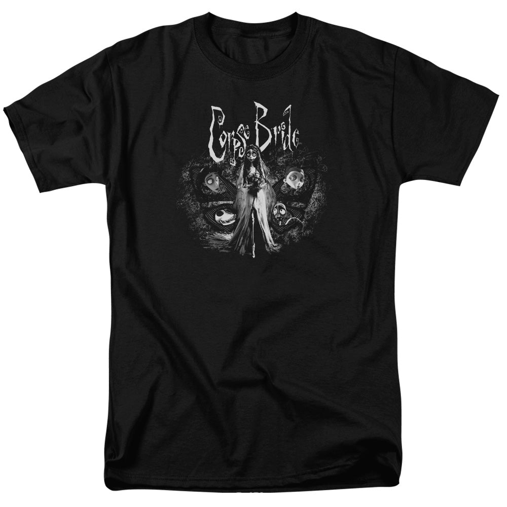 Corpse Bride - Bride To Be - Short Sleeve Adult 18/1 - Black T-shirt