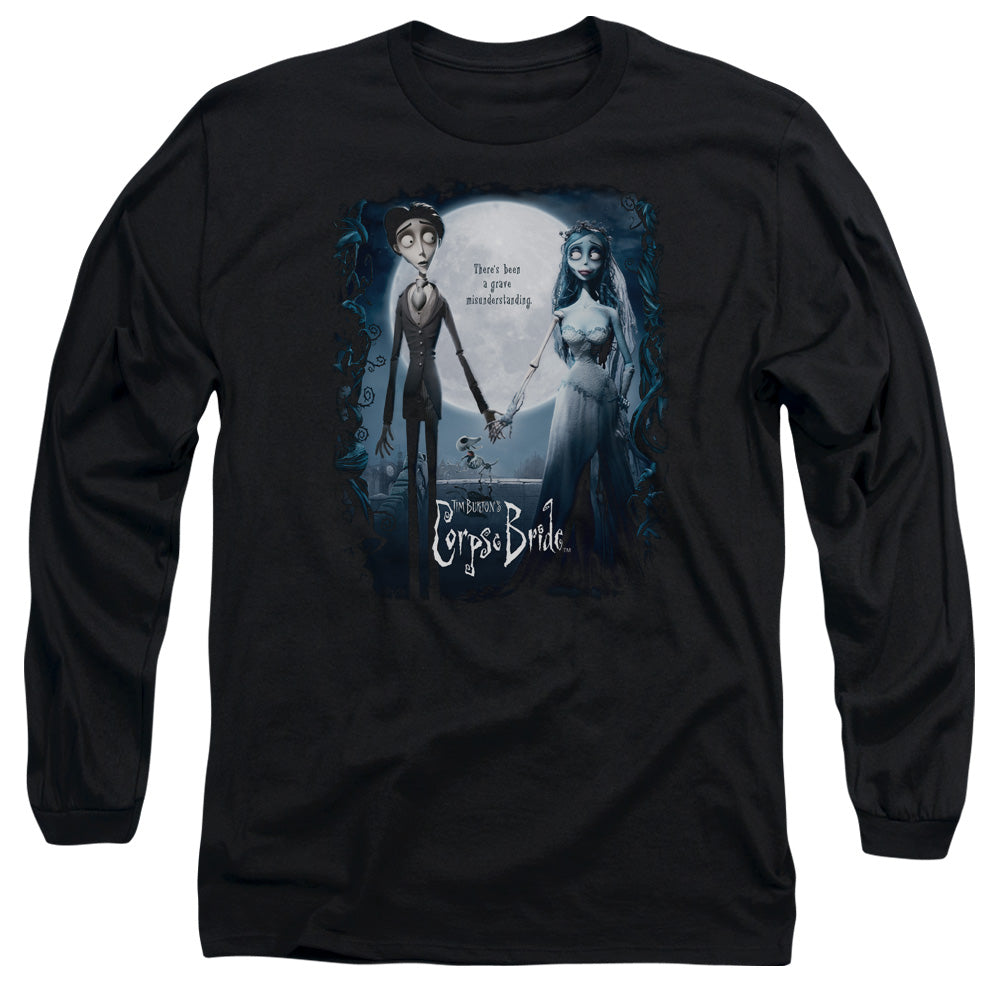 Corpse Bride - Poster - Long Sleeve Adult 18/1 - Black T-shirt