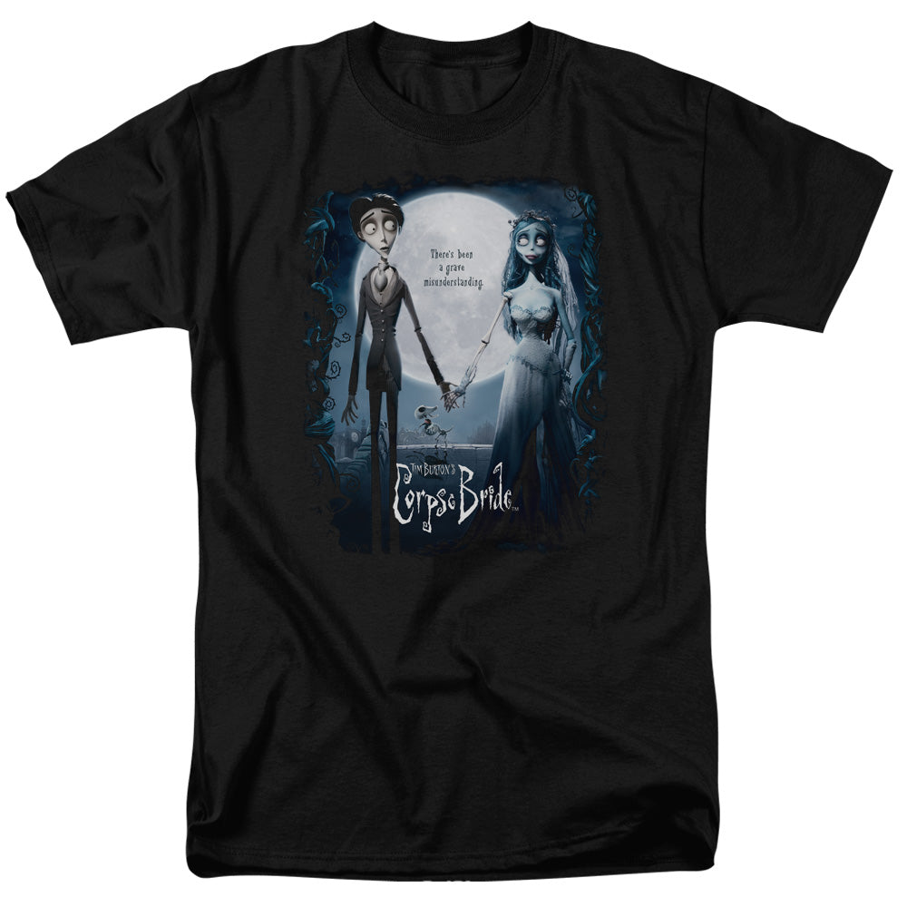 Corpse Bride - Poster - Short Sleeve Adult 18/1 - Black T-shirt