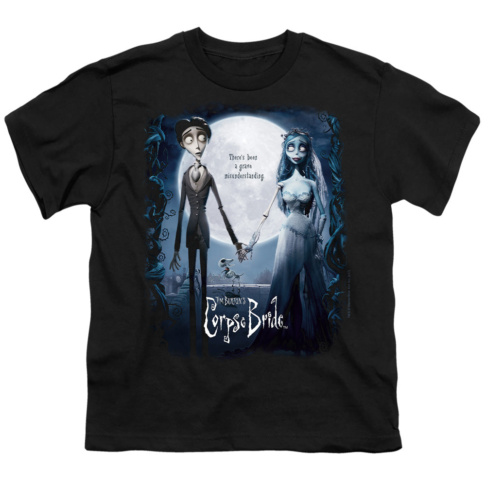 Corpse Bride - Poster - Short Sleeve Youth 18/1 - Black T-shirt