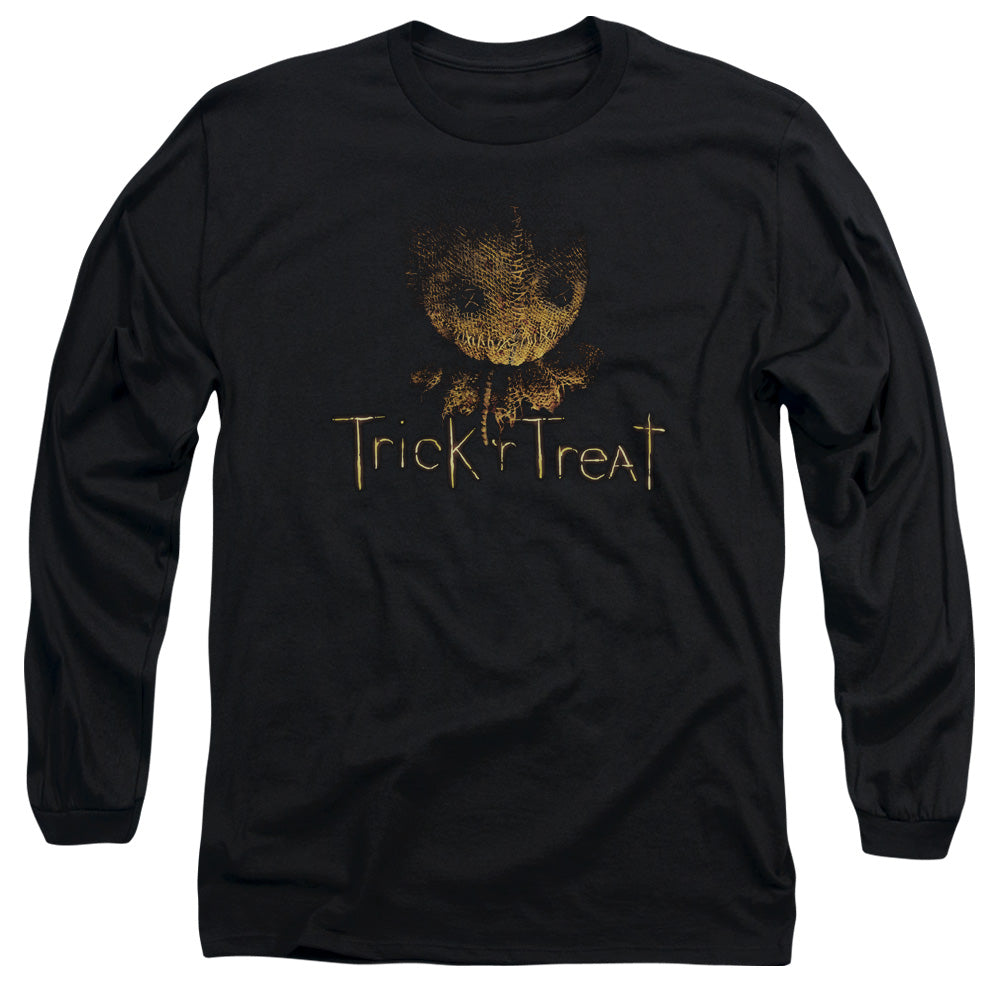 Trick R Treat - Logo - Long Sleeve Adult 18/1 - Black T-shirt