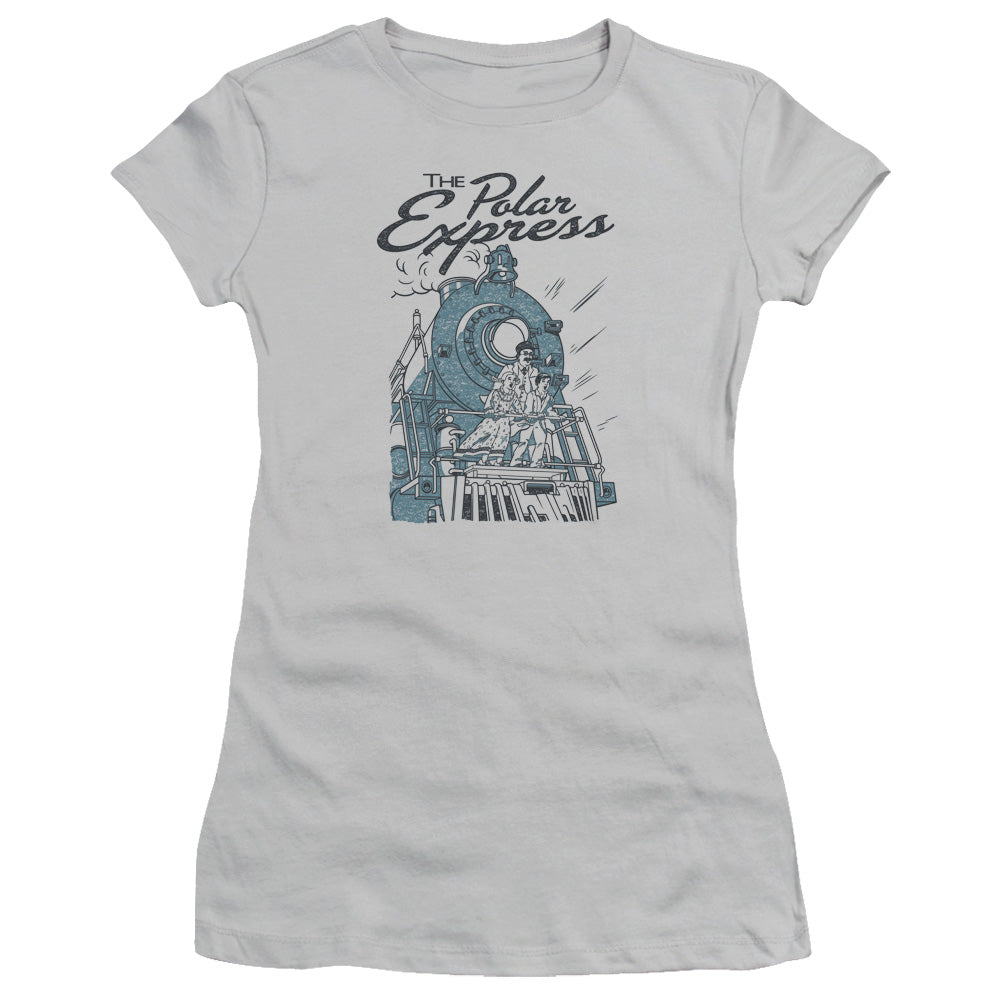 Polar Express - Rail Riders - Short Sleeve Junior Sheer - Silver T-shirt