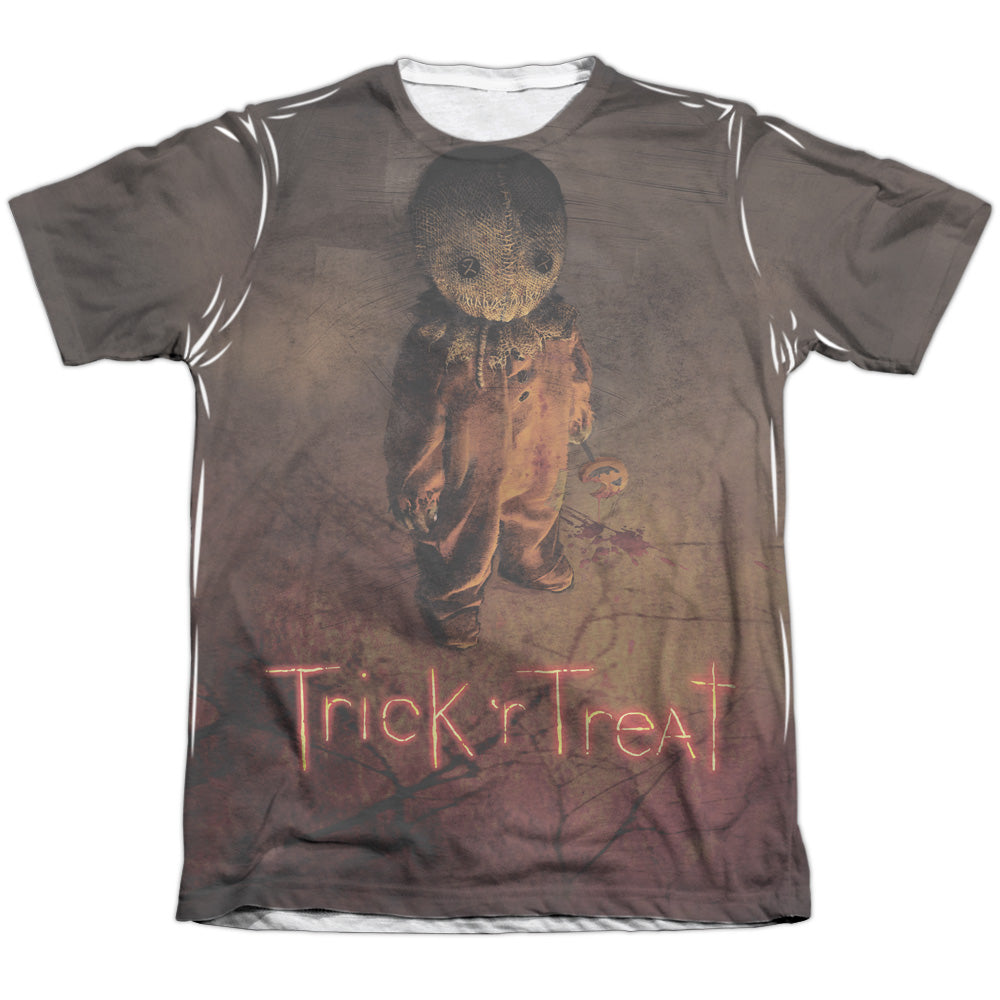 Trick R Treat - Trick Poster - Adult 65/35 Poly/cotton Short Sleeve Tee - White T-shirt