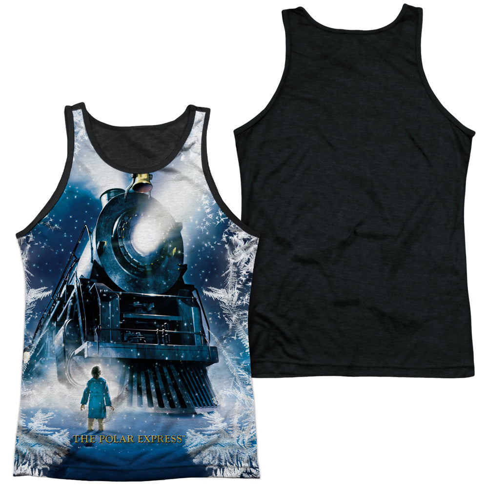 Polar Express - Journey - Adult Poly Tank Top Black Back - White