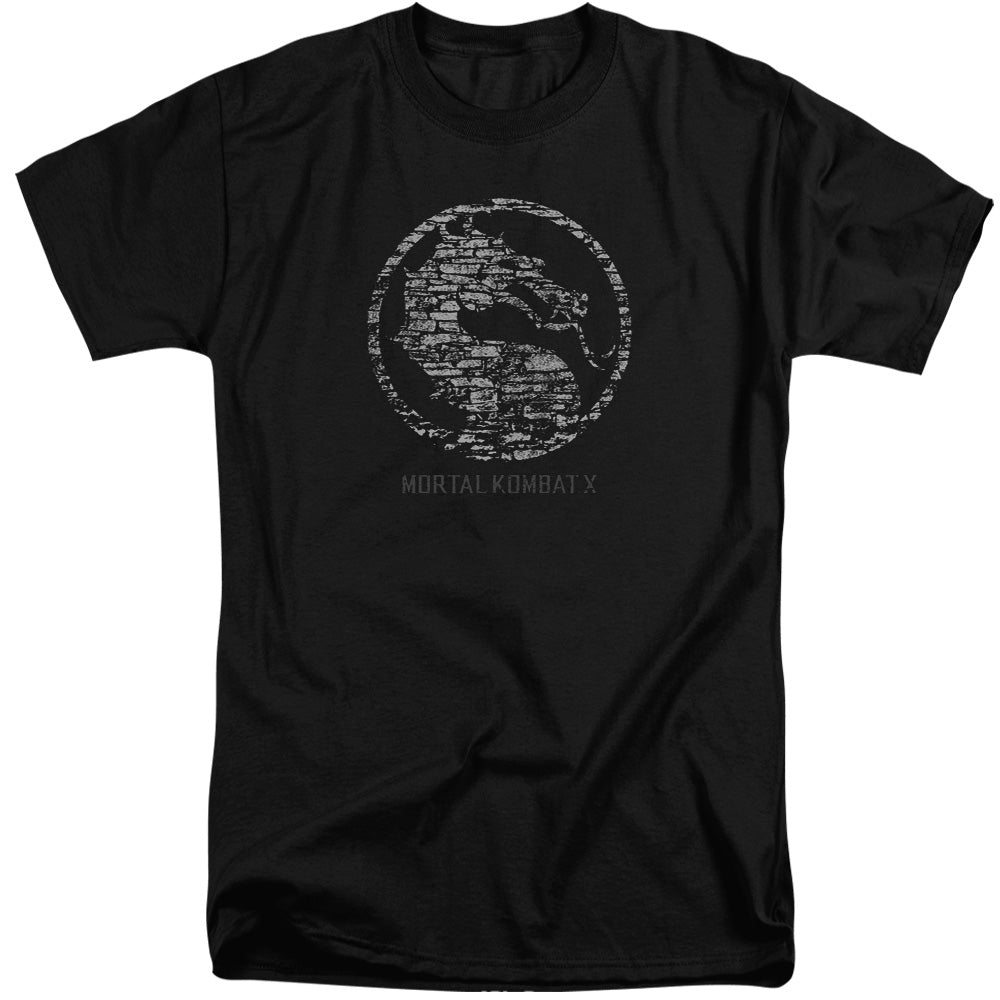 Mortal Kombat X - Stone Seal - Short Sleeve Adult Tall - Black T-shirt