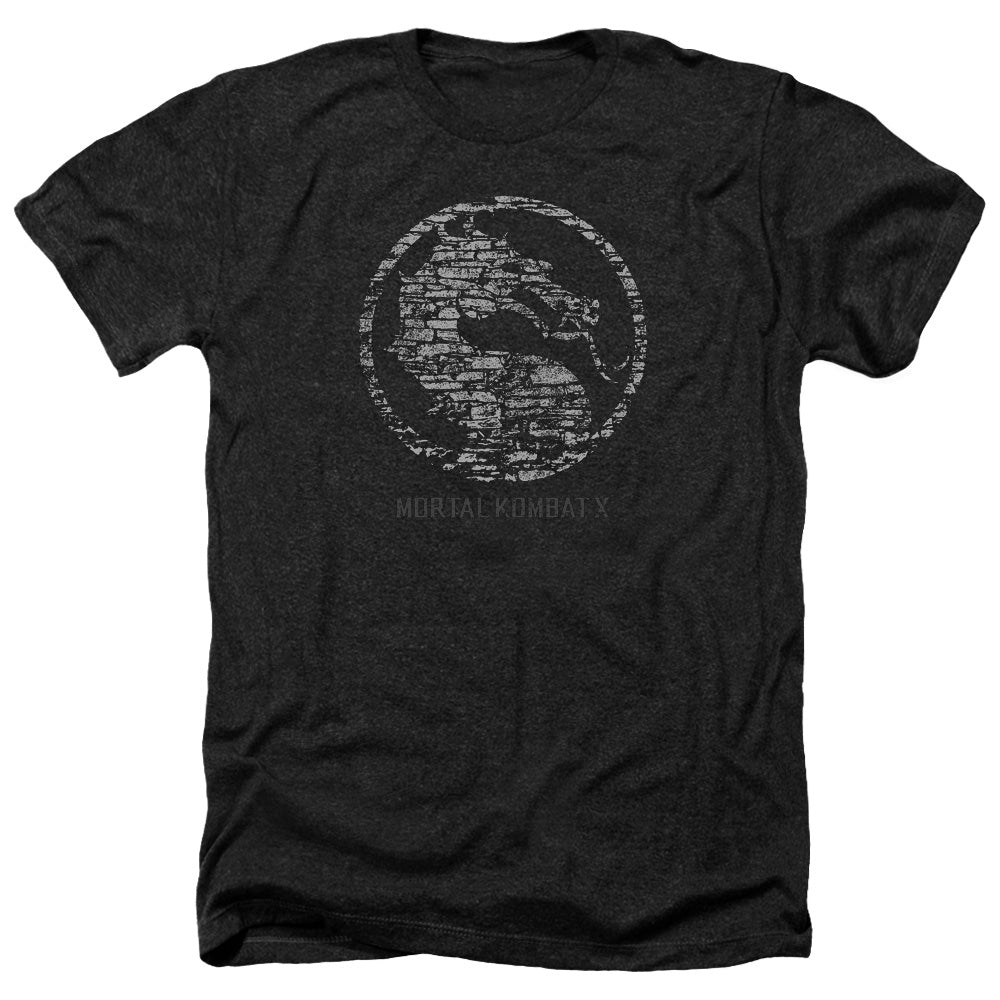 Mortal Kombat X - Stone Seal - Adult Heather-black
