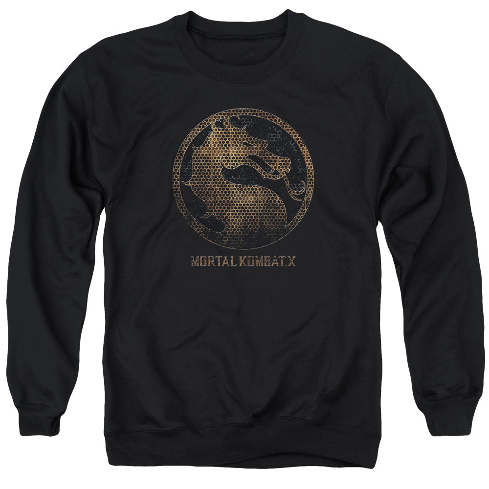 Mortal Kombat X - Metal Seal - Adult Crewneck Sweatshirt - Black