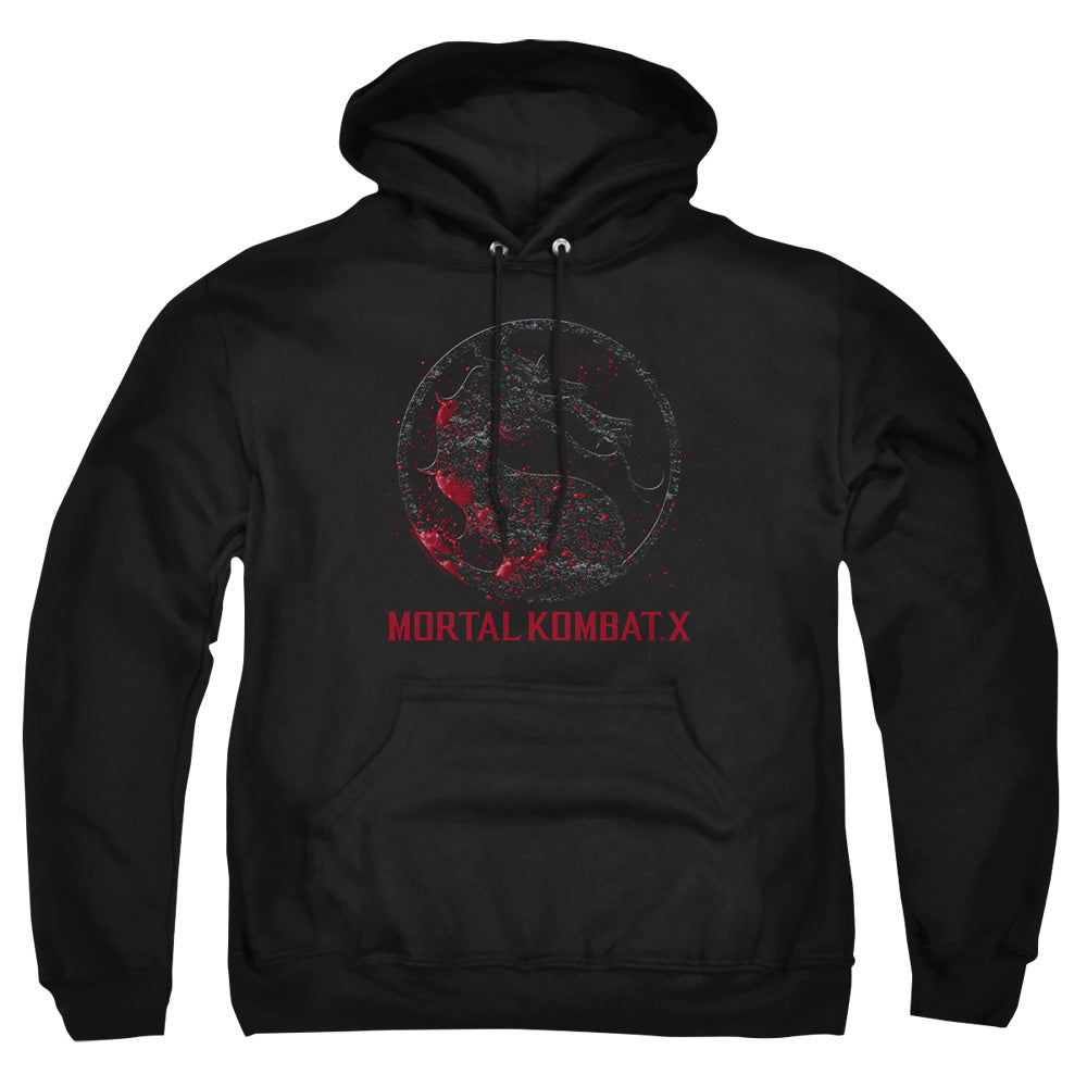 Mortal Kombat X - Bloody Seal - Adult Pull-over Hoodie - Black