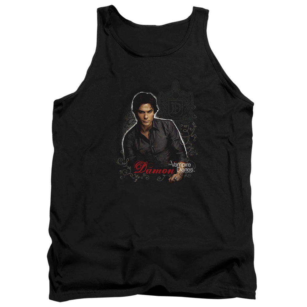 Vampire Diaries - Damon - Adult Tank - Black