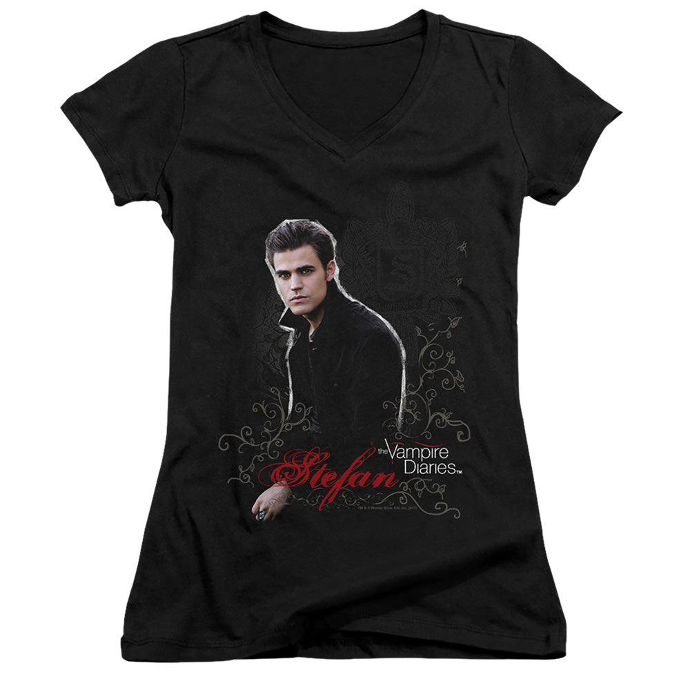 VAMPIRE DIARIE TEFAN - JUNIOR V-NECK - BLACK T-Shirt
