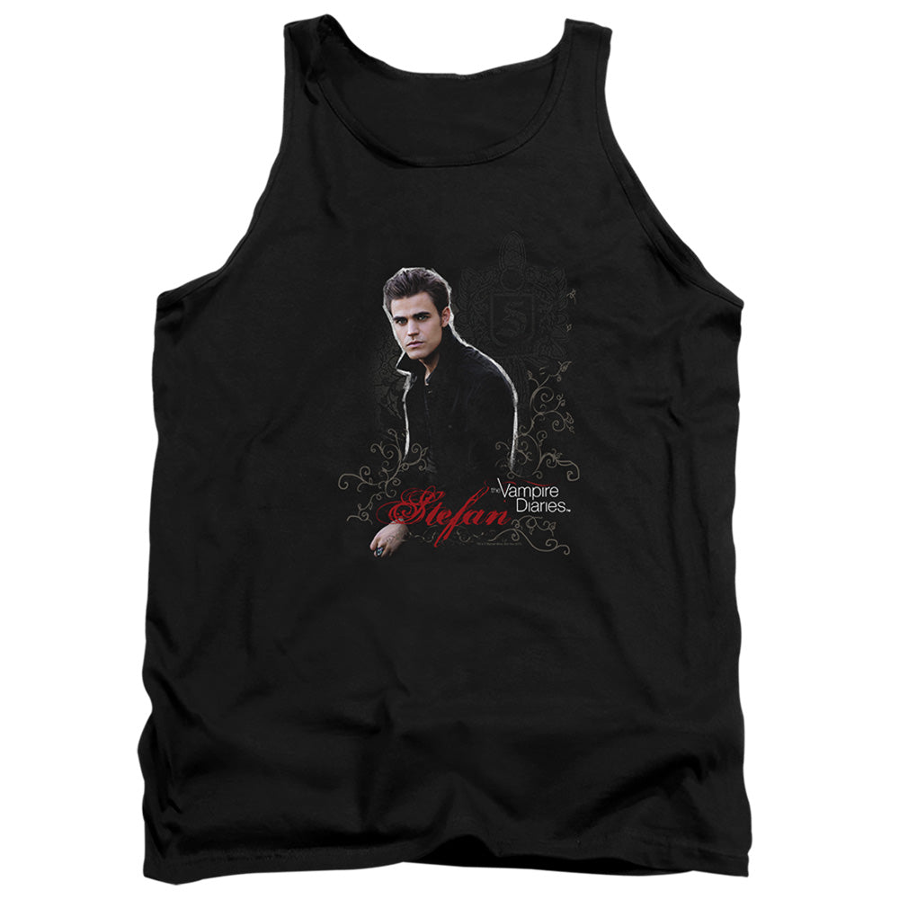 Vampire Diarieshort Sleevetefan - Adult Tank - Black T-shirt