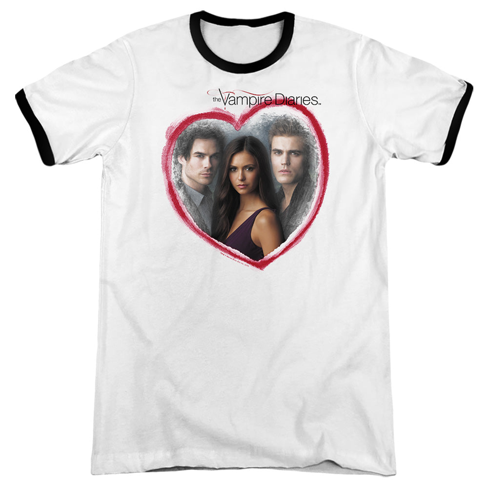 Vampire Diaries - Girls Choice - Adult Ringer - White/black