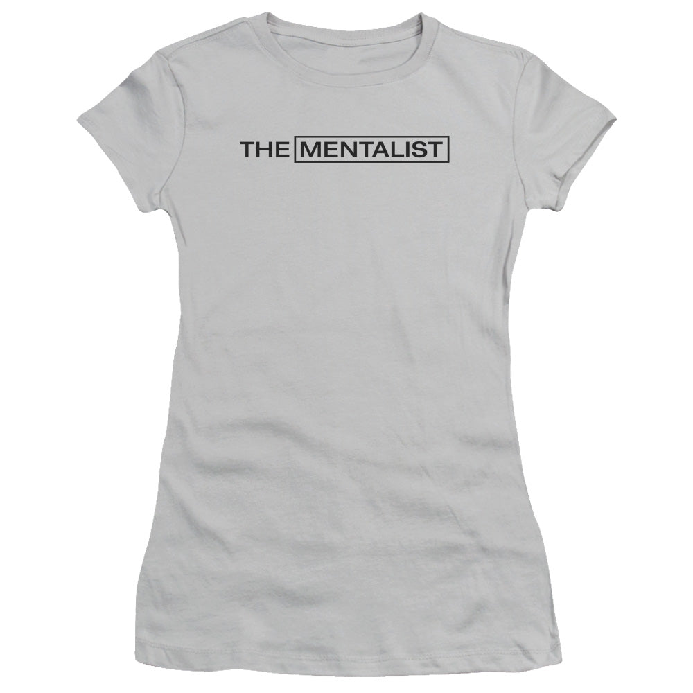 Mentalist - Logo - Short Sleeve Junior Sheer - Silver T-shirt