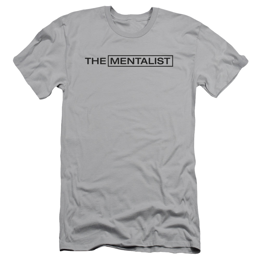 Mentalist - Logo - Short Sleeve Adult 30/1 - Silver T-shirt
