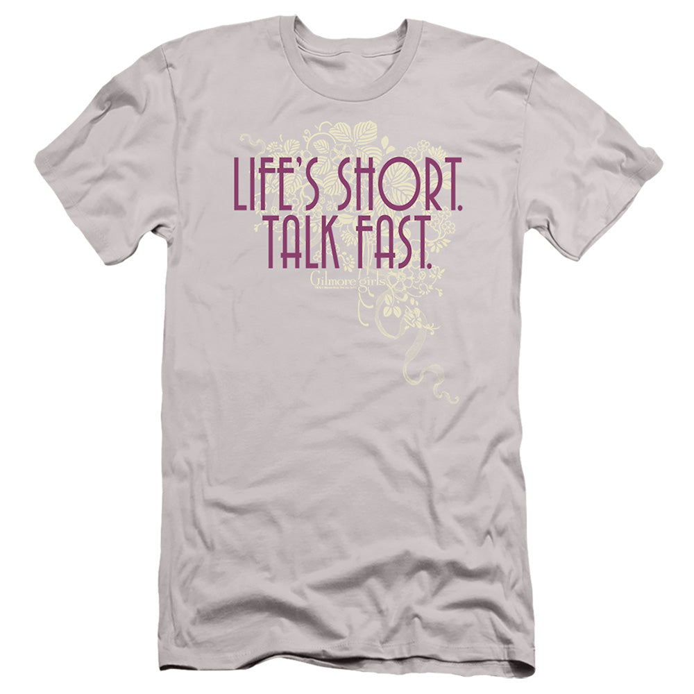 Gilmore Girls - Lifes Short - Short Sleeve Adult 30/1 - Silver T-shirt