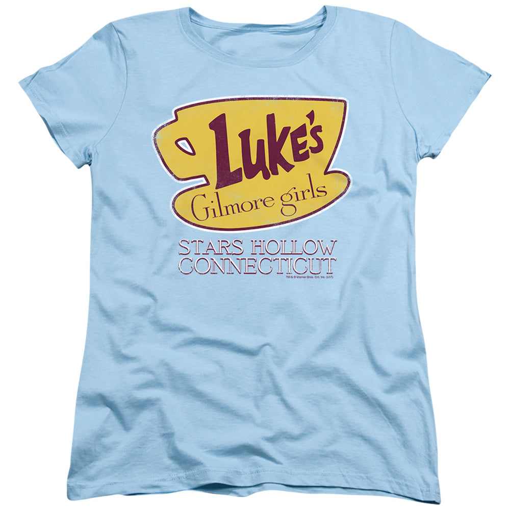 Gilmore Girls - Lukes Connecticut - Short Sleeve Women"s Tee - Light Blue T-shirt